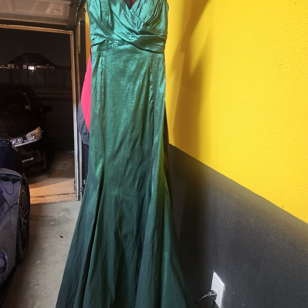Green Ball gown